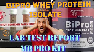 Bipro Whey Protein Isolate review  Lab Test report  Honest Review [upl. by Sherrod]