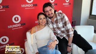 Entrevista a Majida Issa y Andres Sandoval Protagonistas Corazones Blindados Mundo Fox [upl. by Watts]