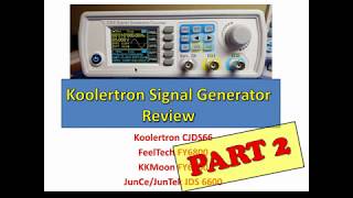 Koolertron Signal Generator Review Part 2 [upl. by Andie]