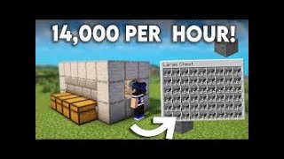 Minecraft Easiest Cobblestone Farm 121  Cobblestone Farm Tutorial Minecraft Java amp Bedrock [upl. by Roumell]