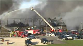 Brand jachthaven IJsselstein  livestream RTV Utrecht [upl. by Atenik]