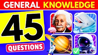 How Good is Your General Knowledge  General Knowledge Quiz 🧠🚀 [upl. by Nemajneb]