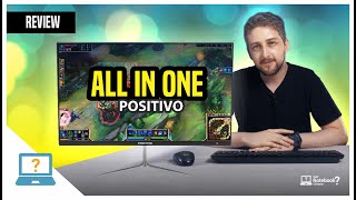 Computador All in One Positivo Union C464A Review Análise do tudo em um com tela IPS básico e barato [upl. by Akzseinga]