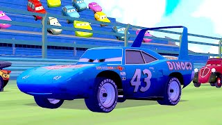 Cars 2 Video Game MODS  Mountain Run Battle Race Mode playing as Strip quotThe Kingquot Weathers [upl. by Straub300]