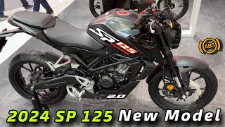 2024 Honda SP 125 New Model 🔥 5 New Updates ✅ Launch Date amp on Road Price  🔥 [upl. by Kelby]