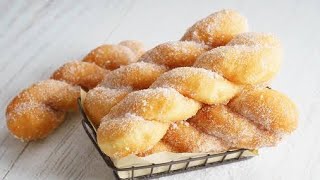 Crullers DonutsOld fahsion twisted Korean donut recipeSo make itshare it eat it and enjoy it [upl. by Omolhs]