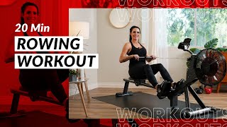 20 Min Rowing Workout [upl. by Ahsiakal]