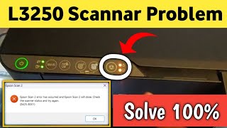 Epson L3250 scanner not workingEpson L3250 Red Light Blinking Solution Epson scan 2 error has occur [upl. by Cherie]