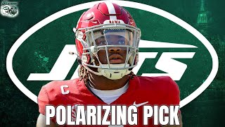 NFL Draft Experts Mock POLARIZING Quarterback to the New York Jets [upl. by Barbee]