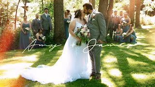 Amy  James  Cinematic 4K Wedding Film GH6  Lumix G X Vario 1235mm  SIRUI 50mm Anamorphic [upl. by Osnofla842]