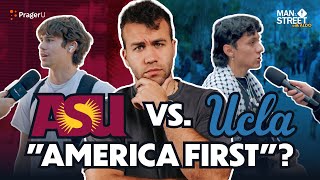 Is quotAmerica Firstquot Racist UCLA vs ASU [upl. by Acira]