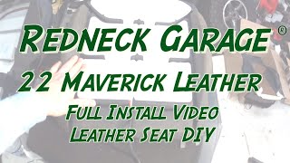 Ford Maverick Leather Seat Kit DIY Install  Full Installation Video [upl. by Vincentia46]