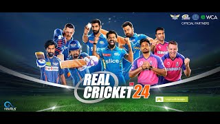 English Real Cricket 24  👍 Good stream  Playing Solo  Streaming with Turnip [upl. by Ydok]