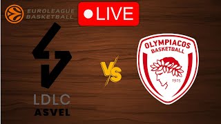 🔴 Live LyonVilleurbanne vs Olympiakos  EuroLeague 20232024  Live Play by Play Scoreboard [upl. by Kcyrred63]