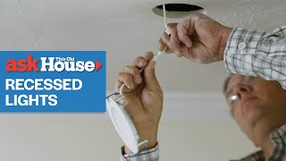 How To Install Recessed Lights  Ask This Old House [upl. by Idas11]