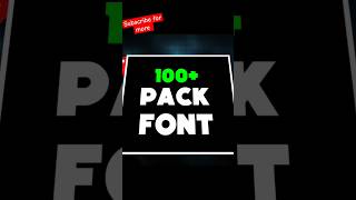 FREE Font Pack  100 FREE Fonts [upl. by Atoked291]