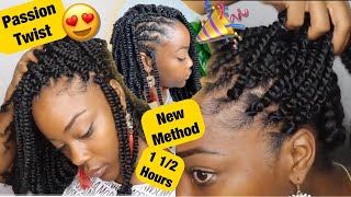 THE BEST PASSION TWIST CROCHET STYLE I TRIED BEAUTYCANBRAID METHOD MUST SEE [upl. by Hagerman]