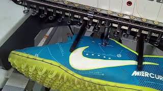 Embroidery on shoes [upl. by Kneeland]