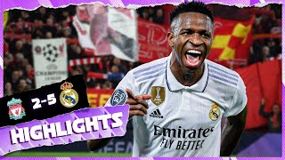 HIGHLIGHTS  Liverpool 25 Real Madrid  UEFA Champions League [upl. by Hanford]