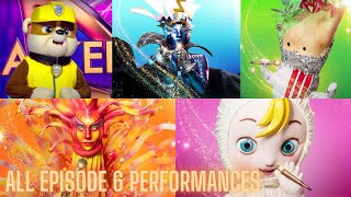 All Episode 6 Performances  The Masked Singer AU Season 3 [upl. by Lladnor]