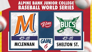 Game 6 Shelton State v McLennan [upl. by Korenblat]