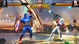 CAPTAIN AMERICA HAR GAYA GUARDIAN SE  MARVEL CONTEST OF CHAMPIONS GAMEPLAY [upl. by Dorree360]