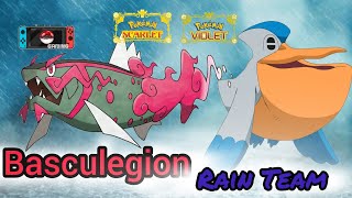 Choice Band Basculegion Rain Team Pokemon Scarlet Violet Regulation H VGC Ranked Battle [upl. by Lazar976]