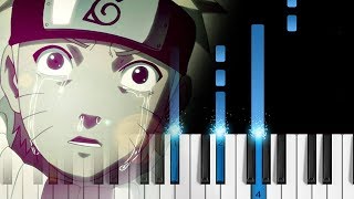 Naruto  Grief and Sorrow  Piano Tutorial [upl. by Ylaek]