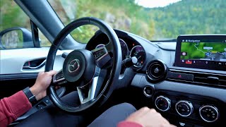 Mazda MX5 ND  Review  Driving in Germanys Black Forest Mountains [upl. by Lesab879]