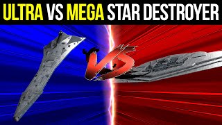 MEGA vs ULTRA Star Destroyer in Star Wars Lore shorts [upl. by Ilahtan]