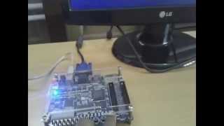 FPGA PROJECT  PONG GAME USING FPGA KIT [upl. by Ahseina]