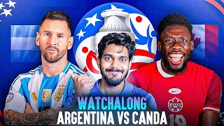 Argentina vs Canada Copa America 2024 LIVE WATCHALONG [upl. by Notsag]