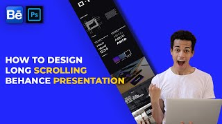 how to design long scrolling behance presentation   photoshop tutorial [upl. by Karoline]