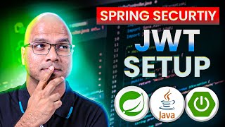 36 Spring Security Project Setup for JWT [upl. by Orrocos]