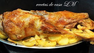 PALETILLA DE CORDERO Y PIERNA DE CORDERO AL HORNO RECETA SUPER DELICIOSA Y FÁCIL [upl. by Hapte]