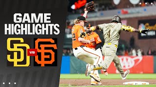 Padres vs Giants Game Highlights 91324  MLB Highlights [upl. by Chevy]