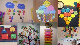 Preschool decoration ideasClassroom decoration designwall decoration ideasdoor decoration ideas [upl. by Reltuc]