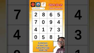 Carta Ramalan 4D Prediction Gd Lotto 101524  Dato Chai ramalan4d gdlotto4dchart 9lotto4D [upl. by Iclek]