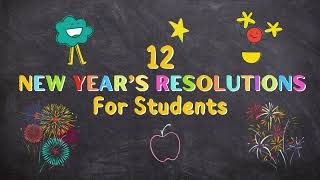 12 New Years Resolutions for Students 2024  How To Guide 🎇 [upl. by Eddie]