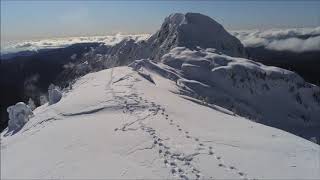 Stunning Mountain Vistas  Knuckleheads Powell River BC Feb 20 2020 [upl. by Renferd]