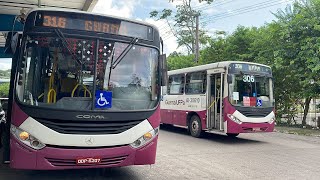 AP31601 MercedesBenz OF 1519 Bluetec 5 Rio Guamá Comil Svelto 2017 [upl. by Cart]