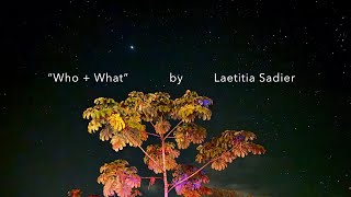 Laetitia Sadier quot Who  Whatquot Official Music Video [upl. by Ezmeralda]