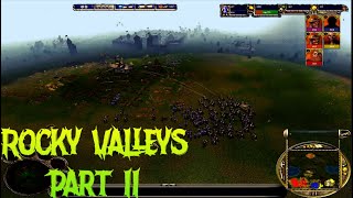 Warrior Kings Battles  Skirmish 24 Rocky Valleys Part II [upl. by Atinomar]