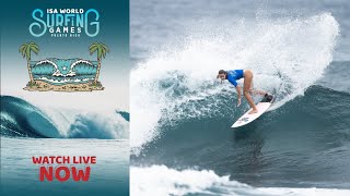 WEBCAST  Competition Day 5  2024 ISA World Surfing Games [upl. by Hoye]