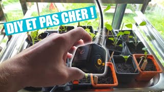 Arrosage automatique pour semis  partir en vacances quand on a un potager  VLOG Avril 2022 [upl. by Nus]