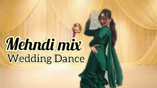 Mehndi Mashup  Mehandi laga ke Rakhna  Wedding Choreography  Easy Dance Steps [upl. by Aicilat536]