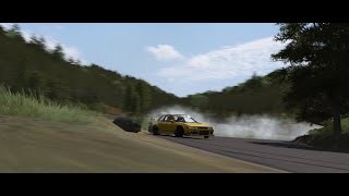 3 Wheel Backie  Mikawa Motorland  VDC PS13 40  Assetto Corsa PC [upl. by Attenhoj]