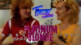 Mark Holmes amp Kenny Maclean Platinum Blonde Interview on Good Rockin’ Tonite 1986 Remastered [upl. by Nosde]