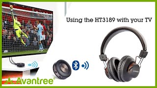 The Best Wireless Headphones for TV with Bluetooth Transmitter  Avantree HT3189 [upl. by Leler238]