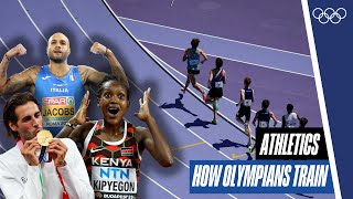 🏃How track amp field athletes train💨🏋️ How Olympians Train [upl. by Aggy117]